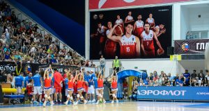 Группа поддержки сборной России по баскетболу