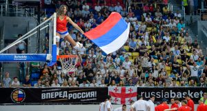 Группа поддержки Сборной России по баскетболу